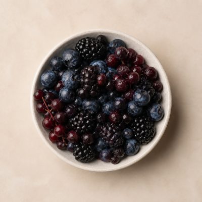 dunkle Waldbeeren