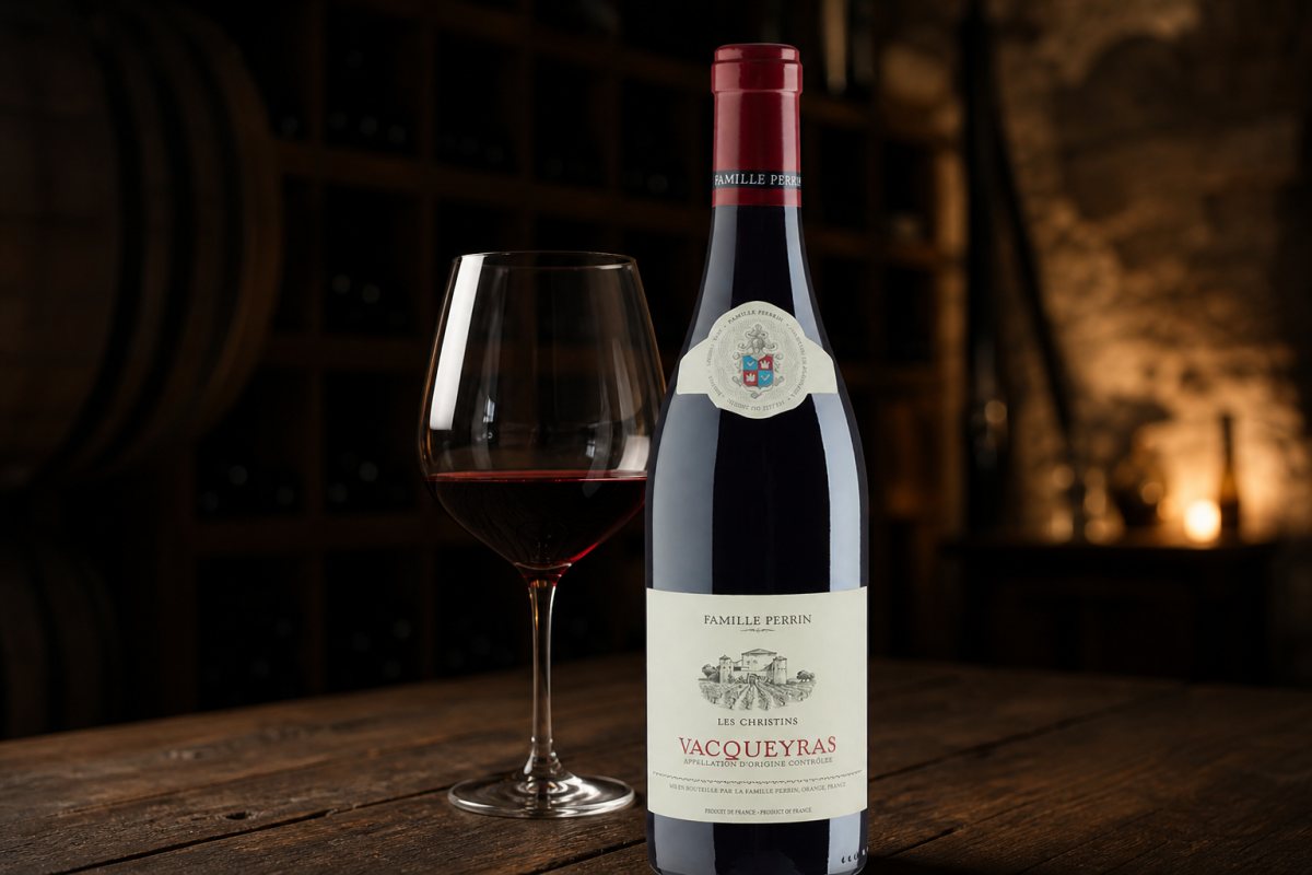 Famille Perrin Les Christins Vacqueyras AOP Rhône 2023 Rotwein – Stimmungsbild