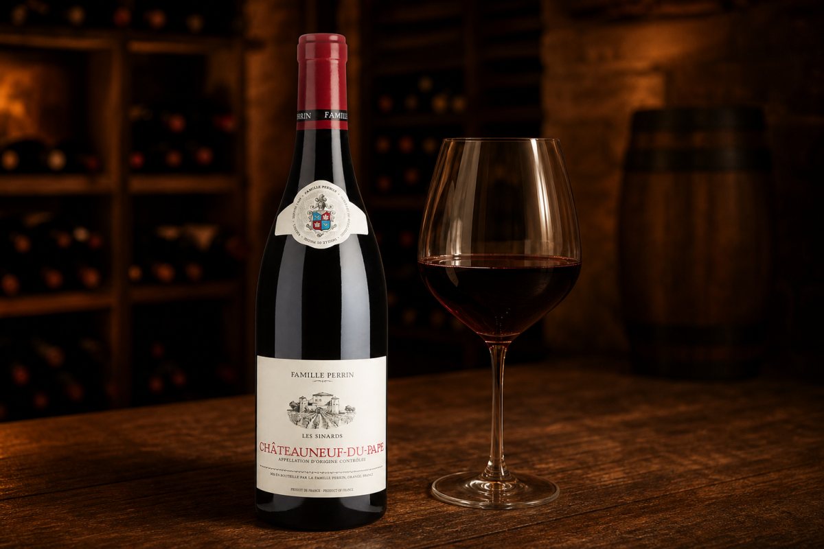 Famille Perrin Les Sinards Châteauneuf du Pape AOP Rhône 2022 Rotwein – Stimmungsbild
