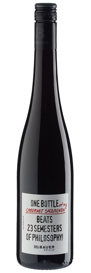 Emil Bauer Bauer Dr Philosophy Cabernet Sauvignon Trocken Pfalz Pfalz 2023 Rotwein