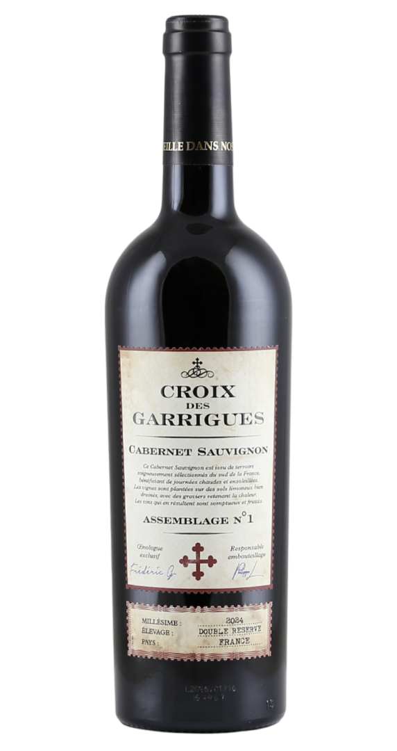 Les Producteurs Réunis Croix des Garrigues Cabernet Sauvignon 2024 Produktbild