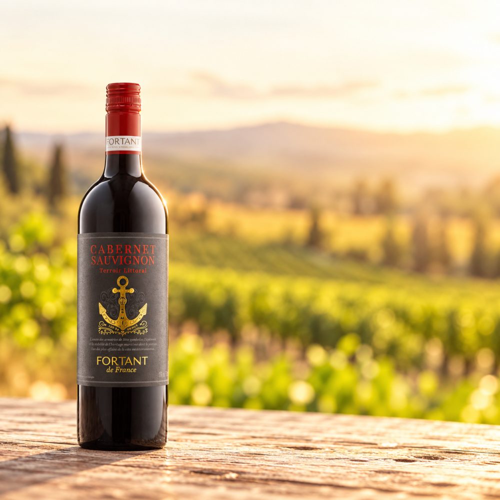 Fortant Cabernet Sauvignon Littoral, Pays d'Oc IGP, Languedoc-Roussillon, 2024, Rotwein
