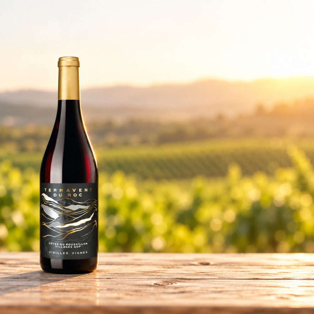 Terravent du Roc Roussillon Vieilles Vignes, Côtes du Roussillon Villages AOP, Languedoc-Roussillon, 2024, Rotwein