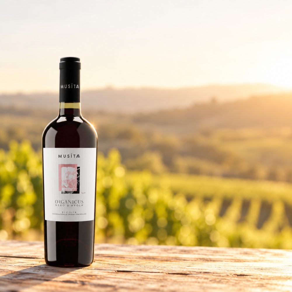 Musita Organicus Nero dAvola Bio, Sicilia DOC, Sizilien, 2024, Rotwein