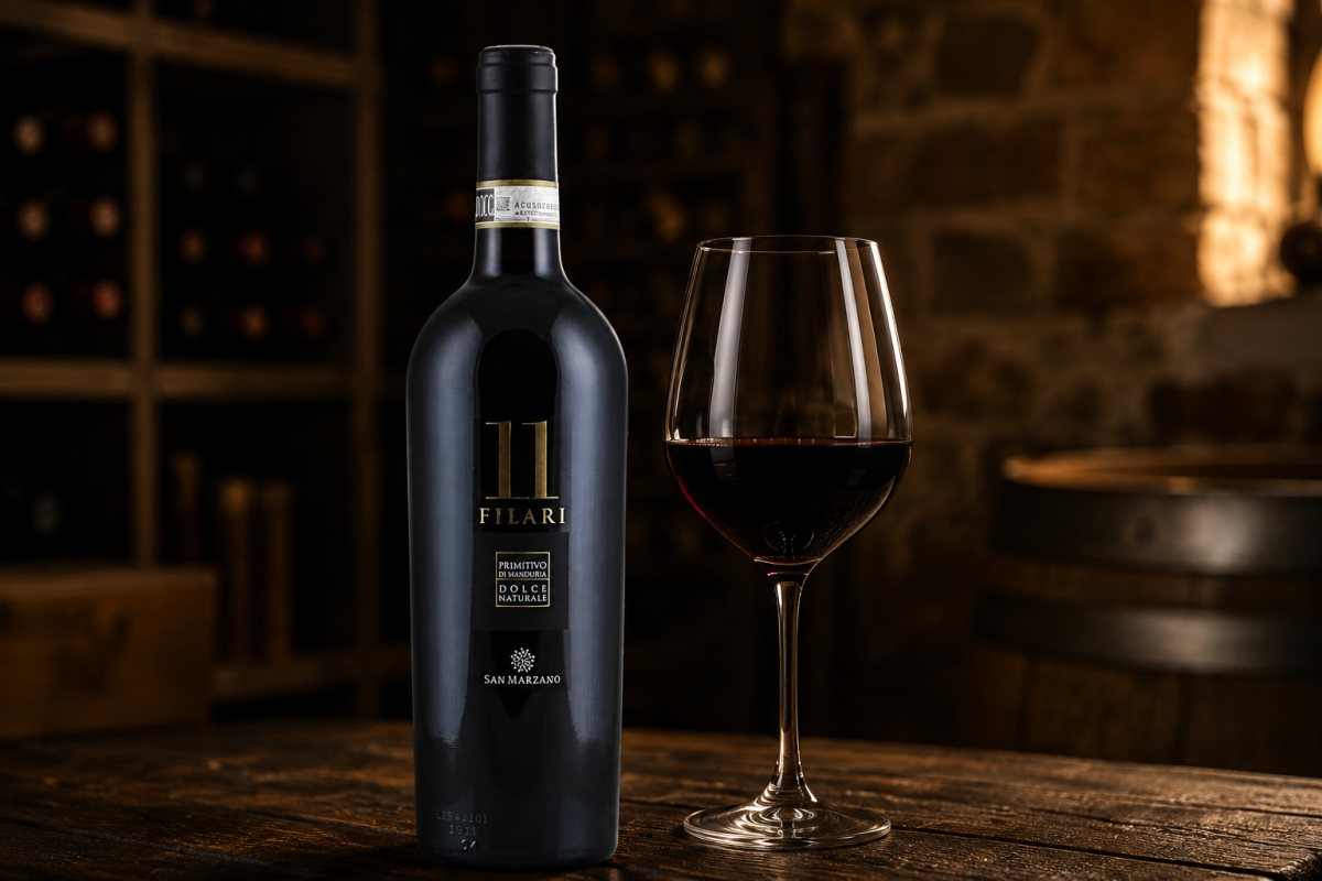 Cantine San Marzano 11 Filari Primitivo di Manduria Dolce Naturale &ndash; Stimmungsbild