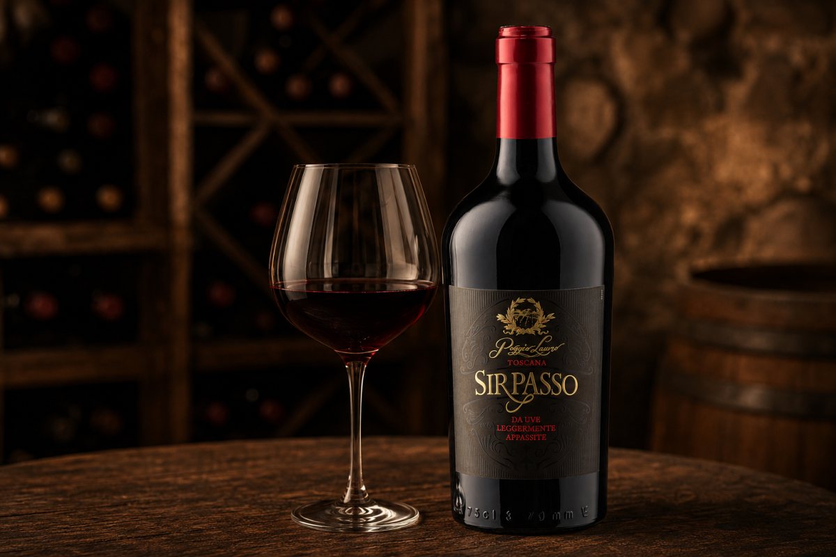 Poggio Lauro Sir Passo Toscana Bianco da Uve Leggermente Appassite &ndash; Stimmungsbild