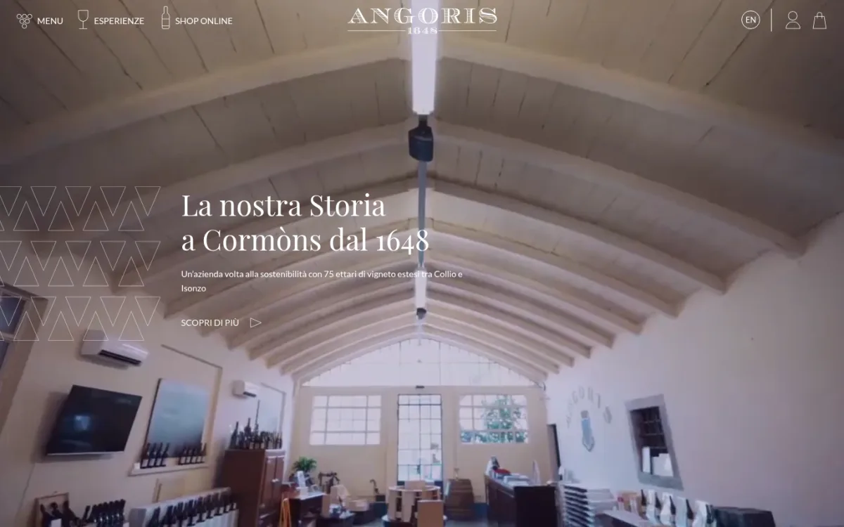 Startseite von angoris.com