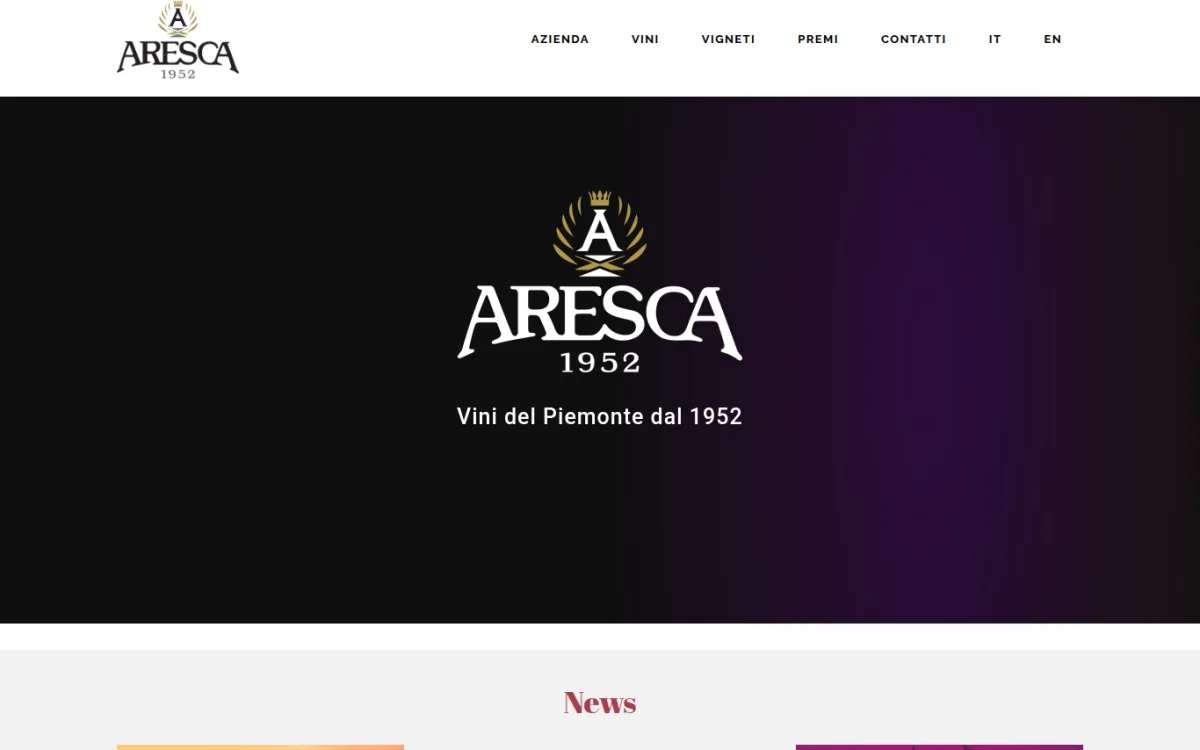 Startseite von arescavini.it