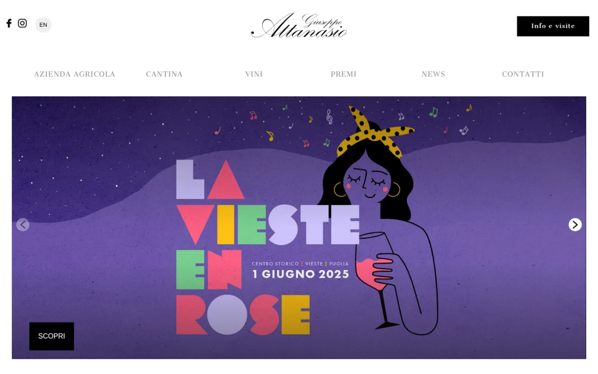 Startseite von primitivoattanasio.com