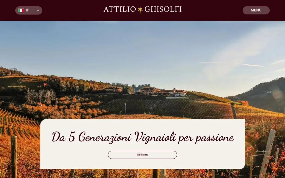 Startseite von ghisolfi.com
