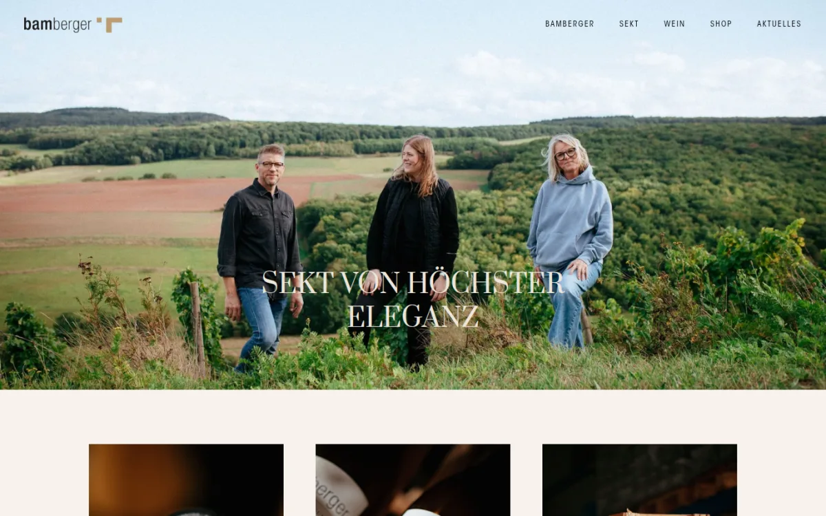 Startseite von weingut-bamberger.de