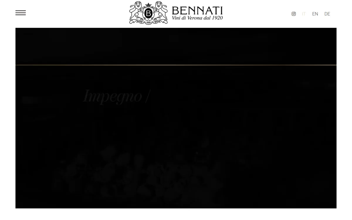 Startseite von casavinicolabennati.com