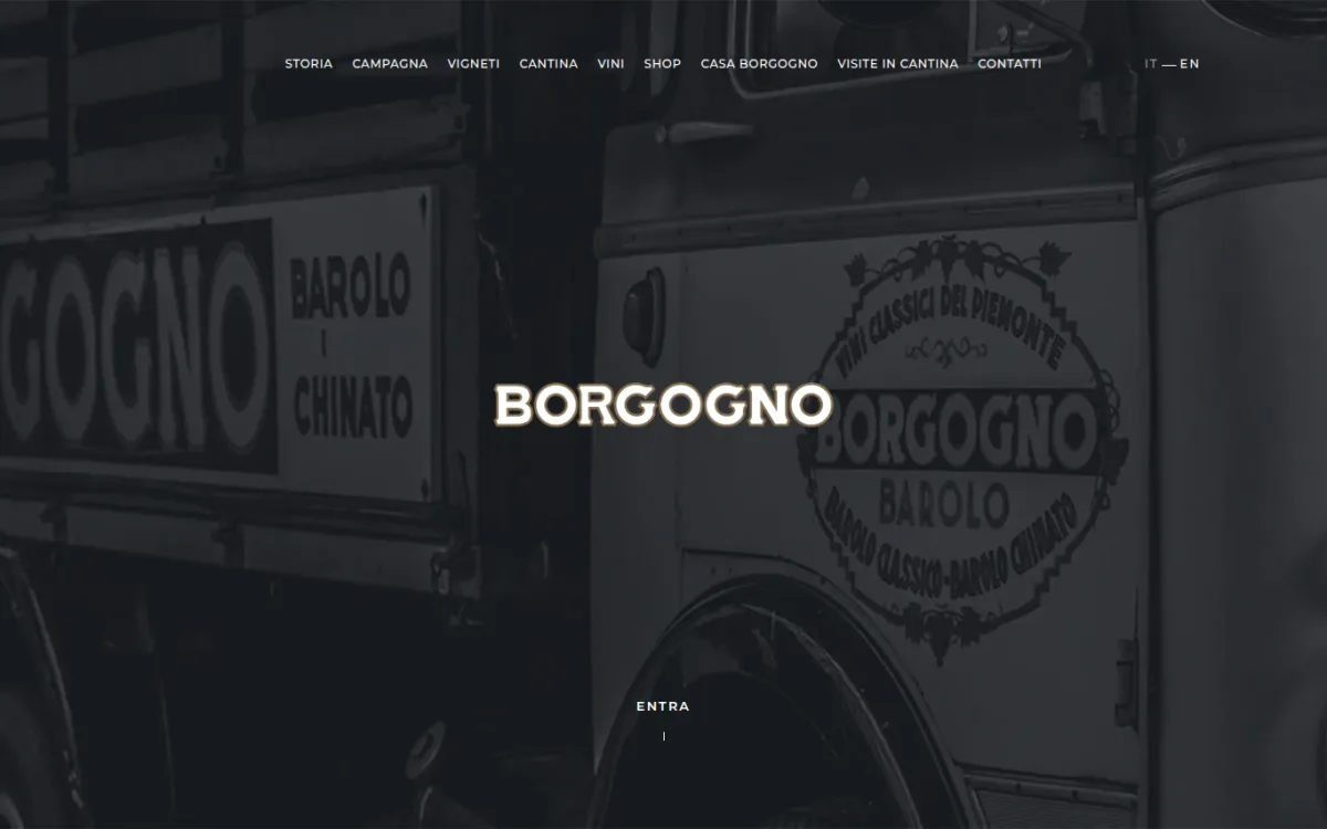 Startseite von borgogno.com