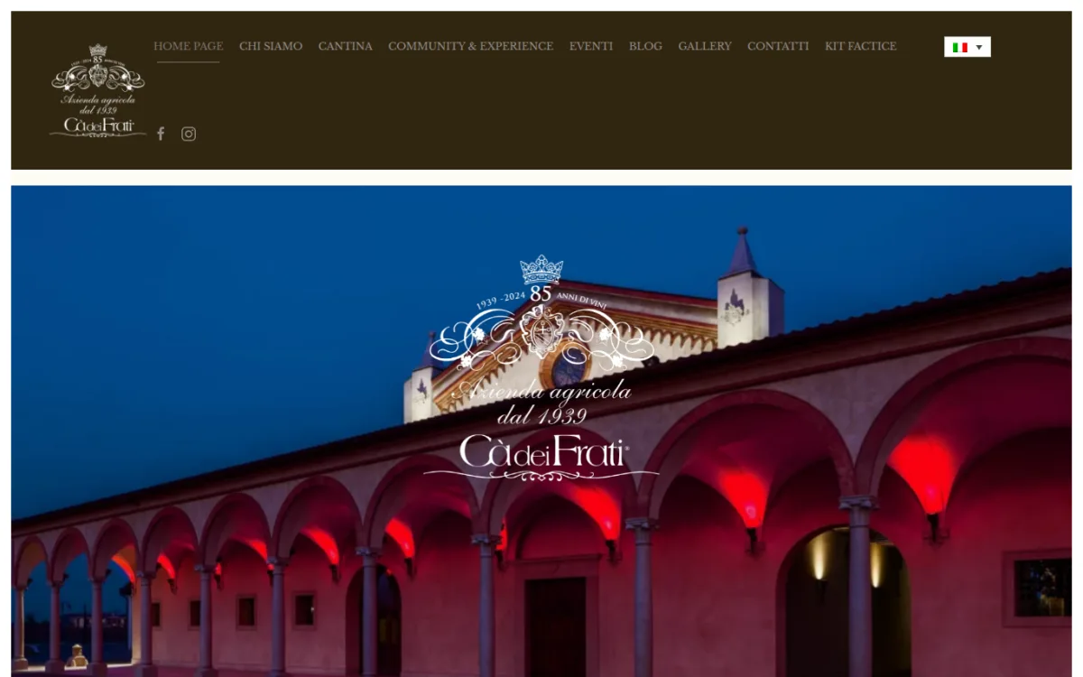 Startseite von cadeifrati.it