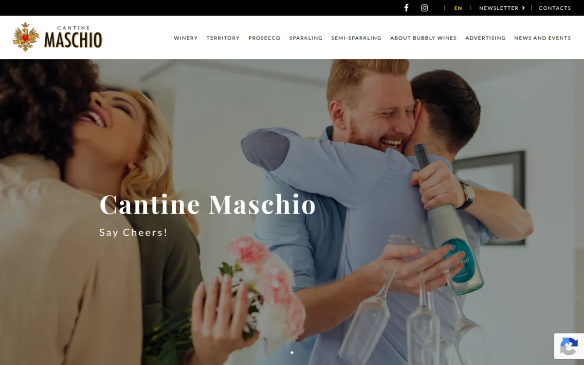 Startseite von cantinemaschio.com