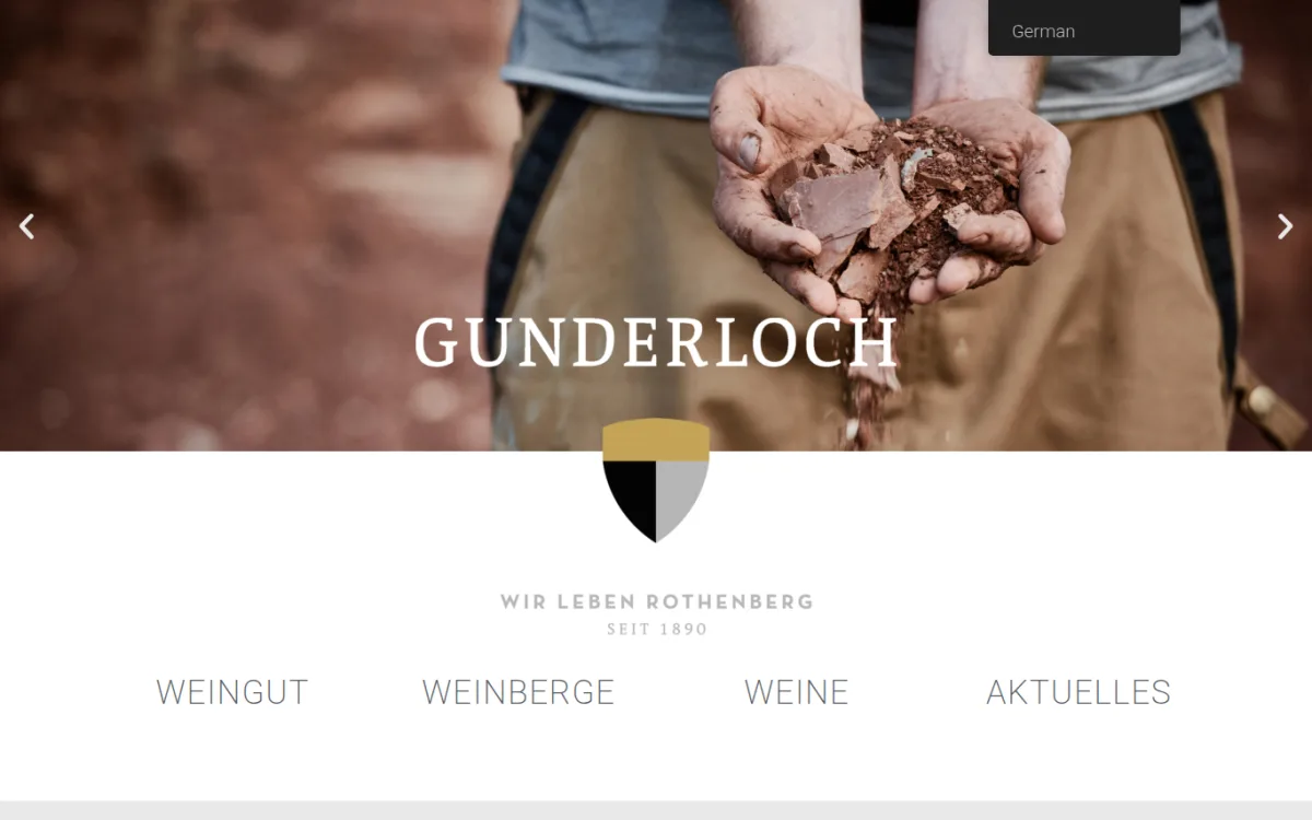Startseite von gunderloch.de