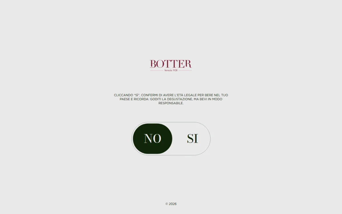 Startseite von botter.it