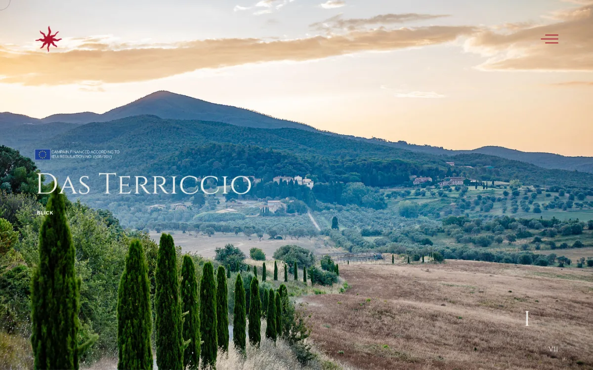 Startseite von terriccio.it