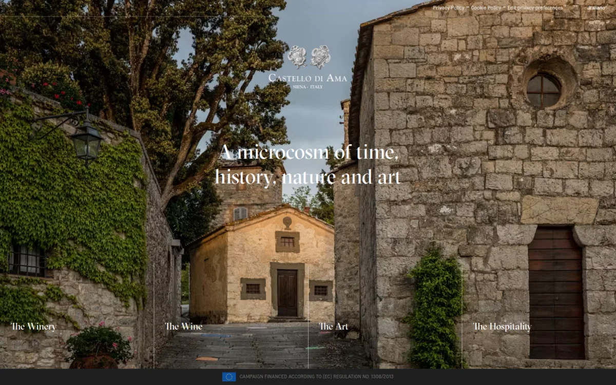 Startseite von castellodiama.com