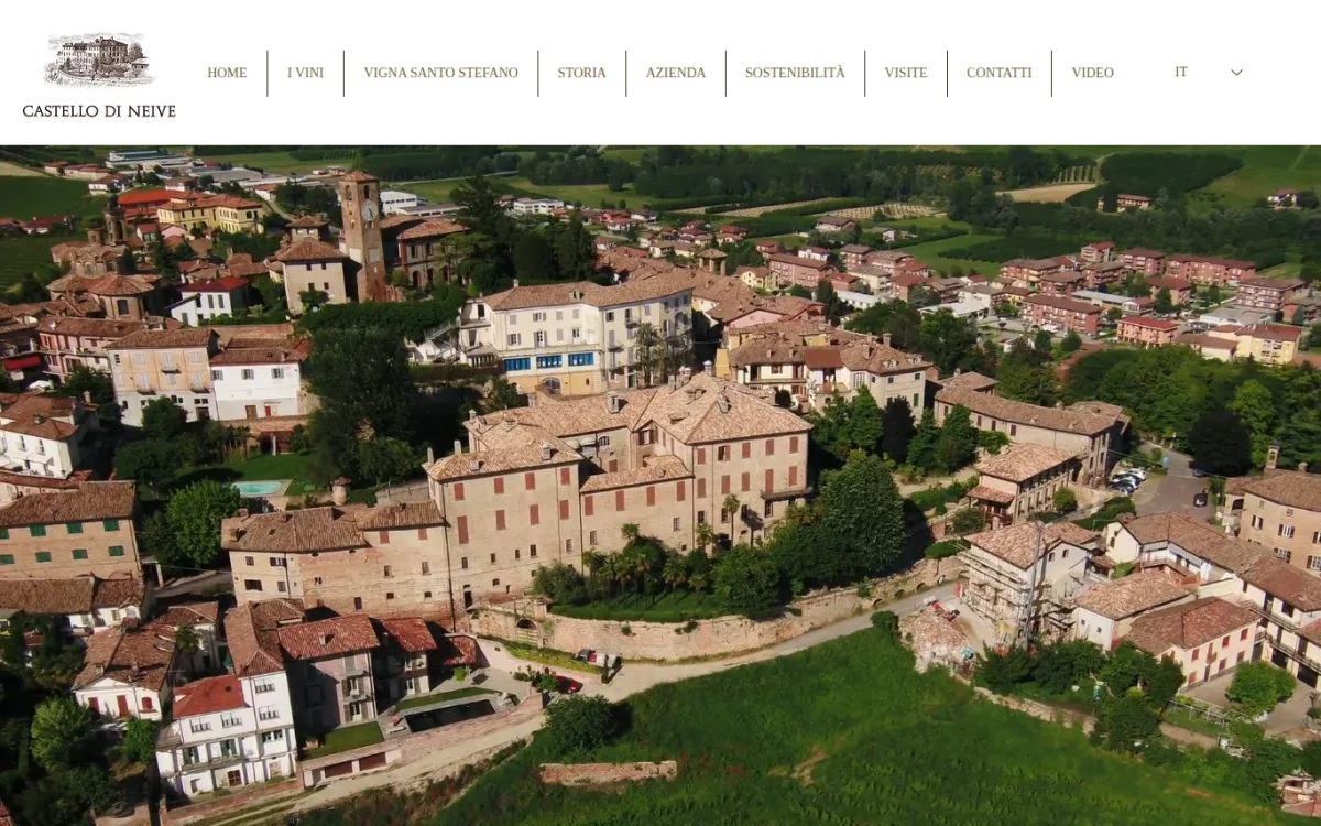 Startseite von castellodineive.it