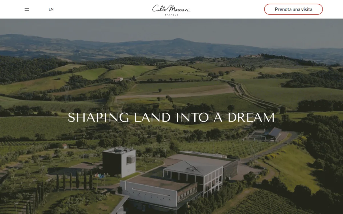 Startseite von collemassari.it