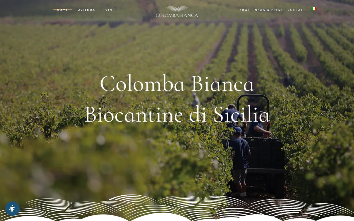 Startseite von colombabianca.com