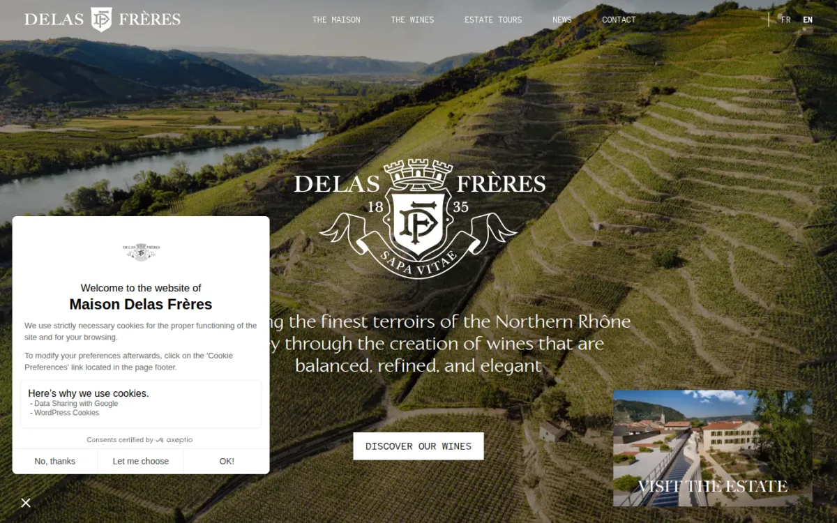 Startseite von delas.com