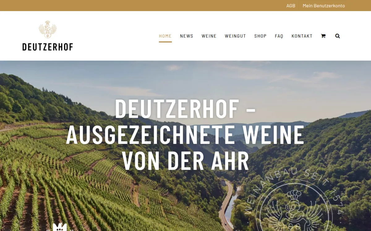 Startseite von deutzerhof.de