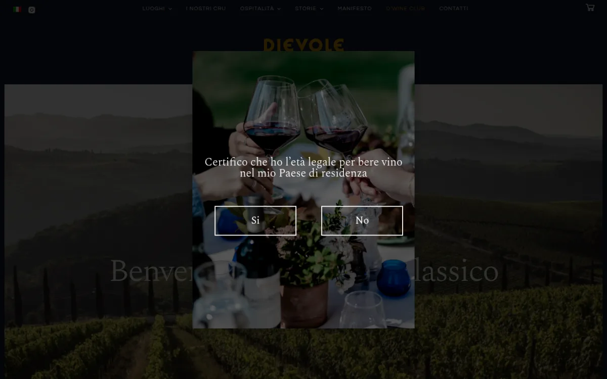 Startseite von dievole.it