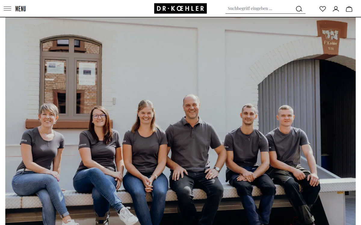 Startseite von dr-koehler-wein.de