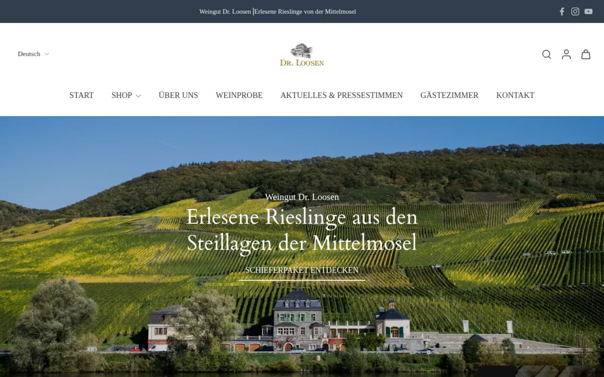 Startseite von drloosen.de
