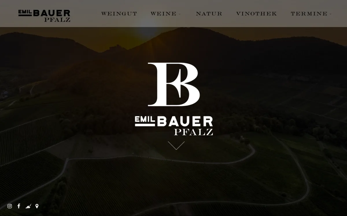 Startseite von bauerwein.de