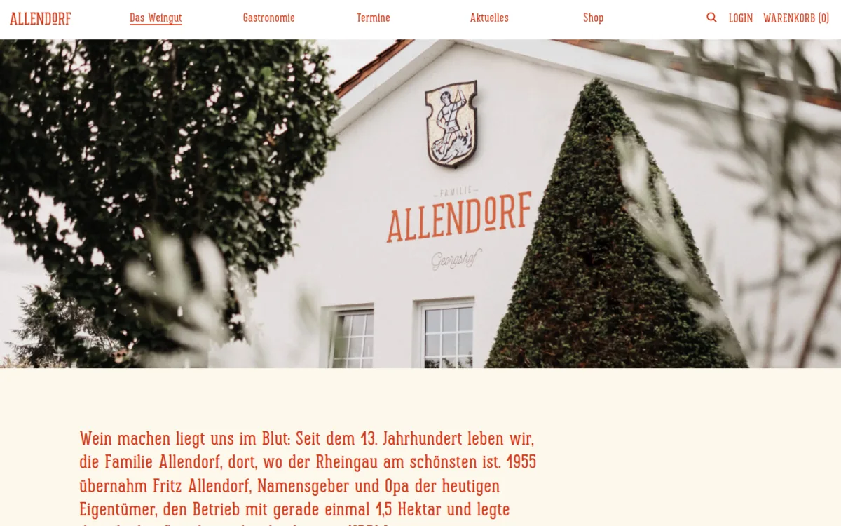 Startseite von allendorf.de