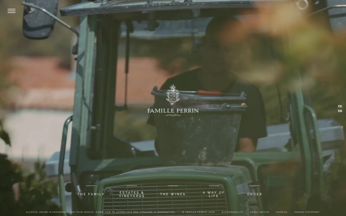 Startseite von familleperrin.com