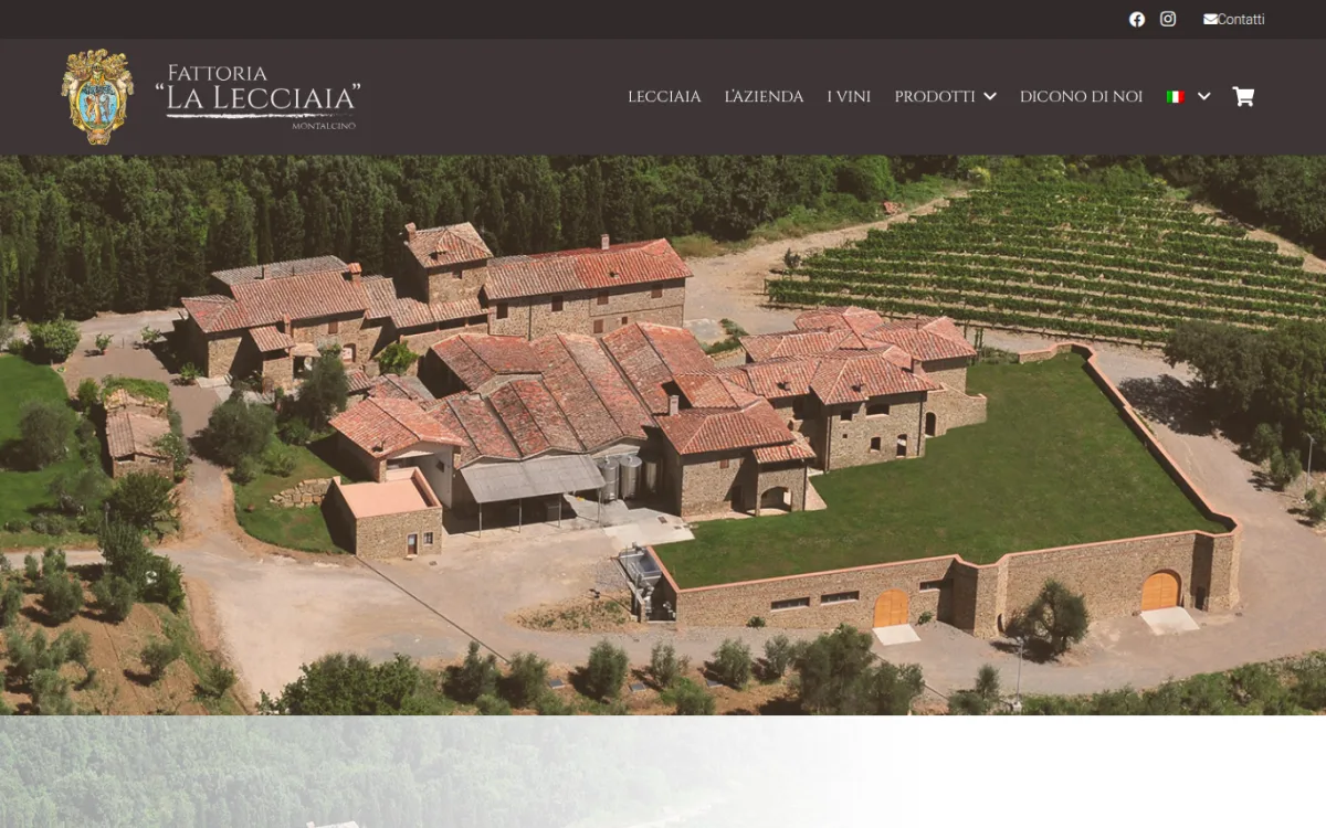 Startseite von lecciaia.it