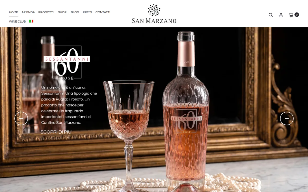 Startseite von sanmarzano.wine