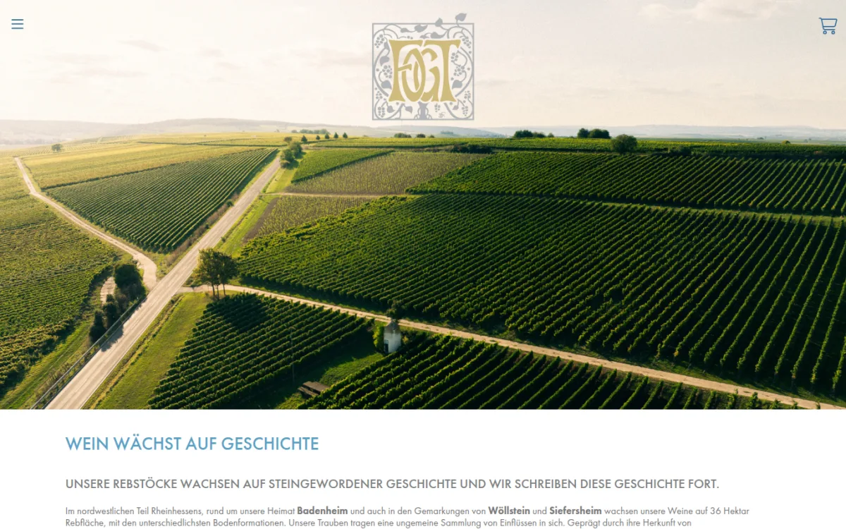 Startseite von weingut-fogt.de