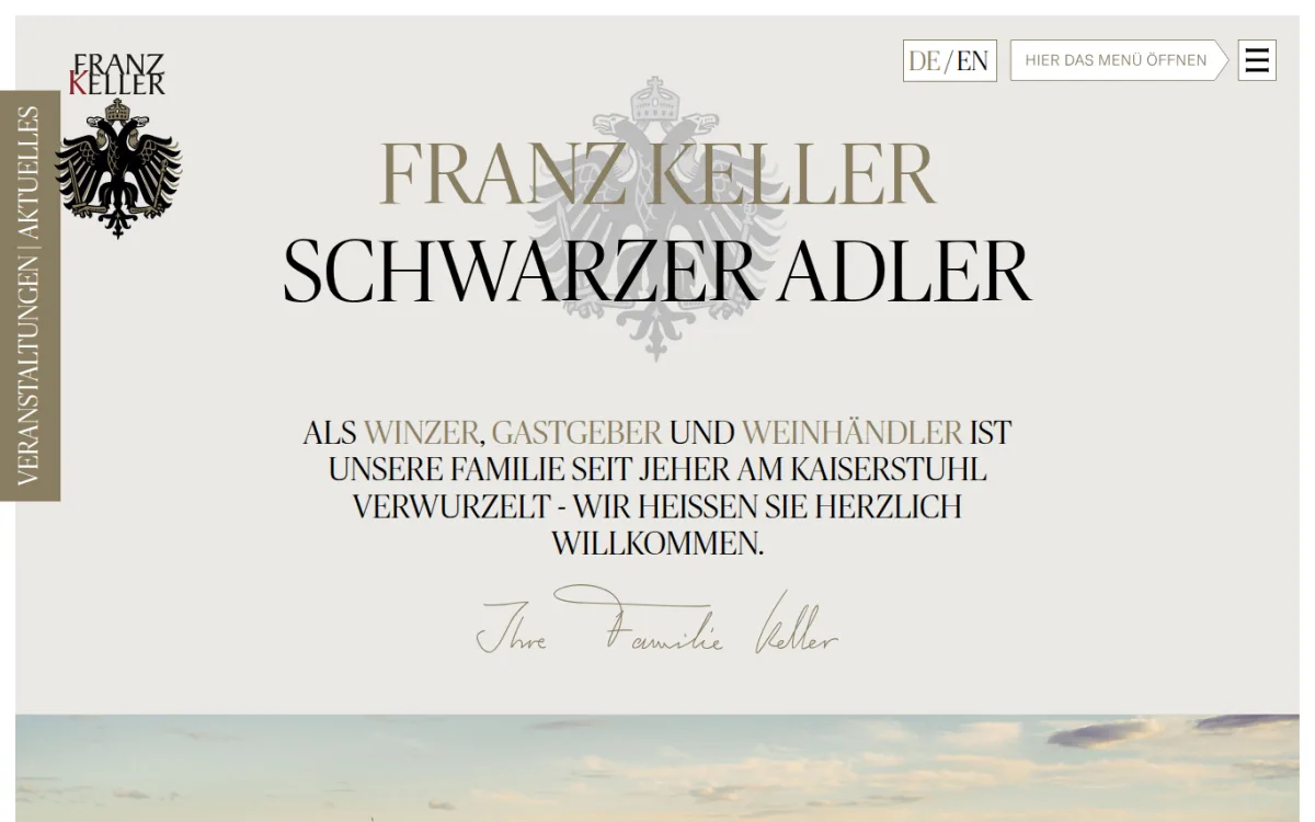 Startseite von franz-keller.de