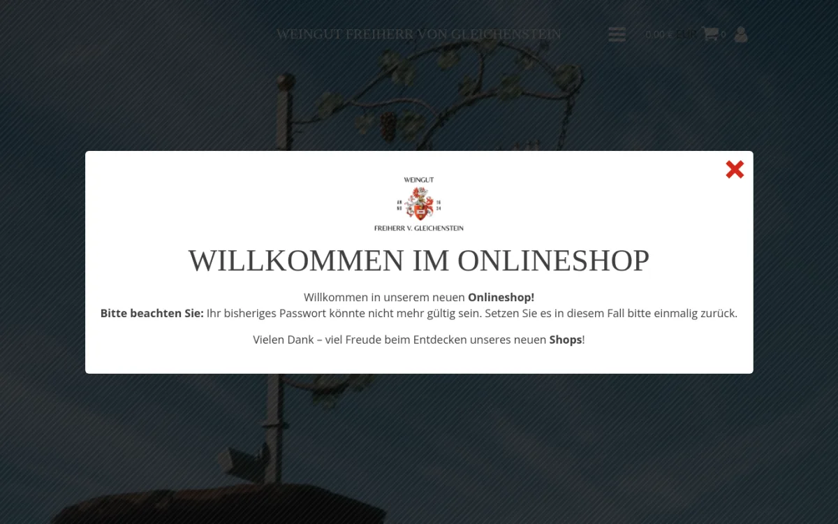 Startseite von gleichenstein.com