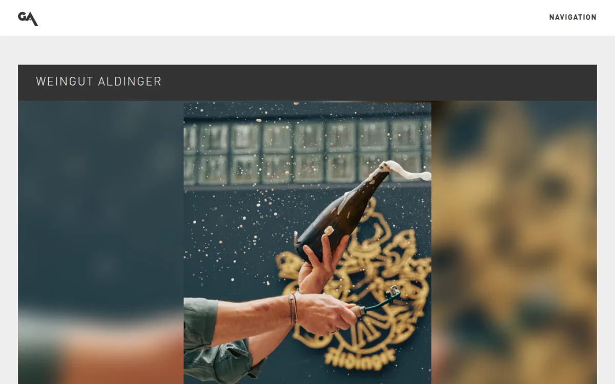 Startseite von weingut-aldinger.de