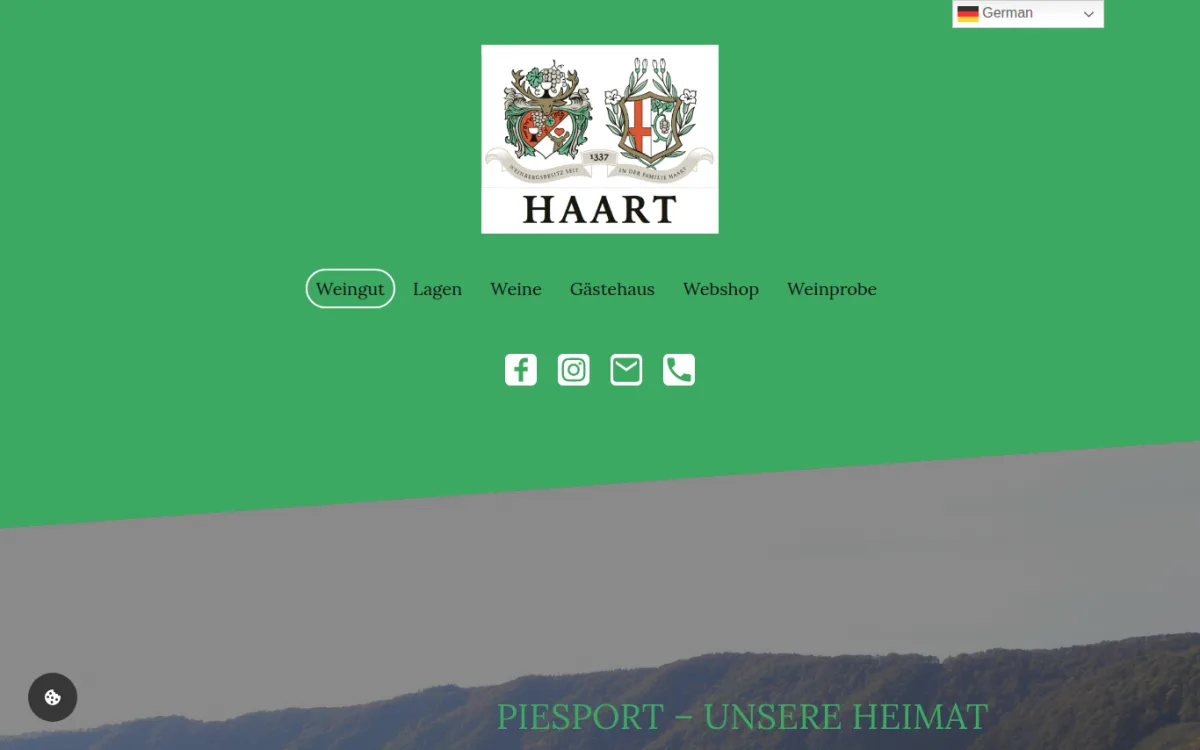 Startseite von haart.de