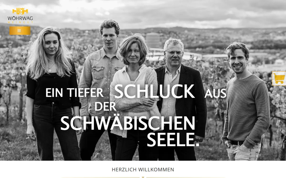 Startseite von weingut-woehrwag.de