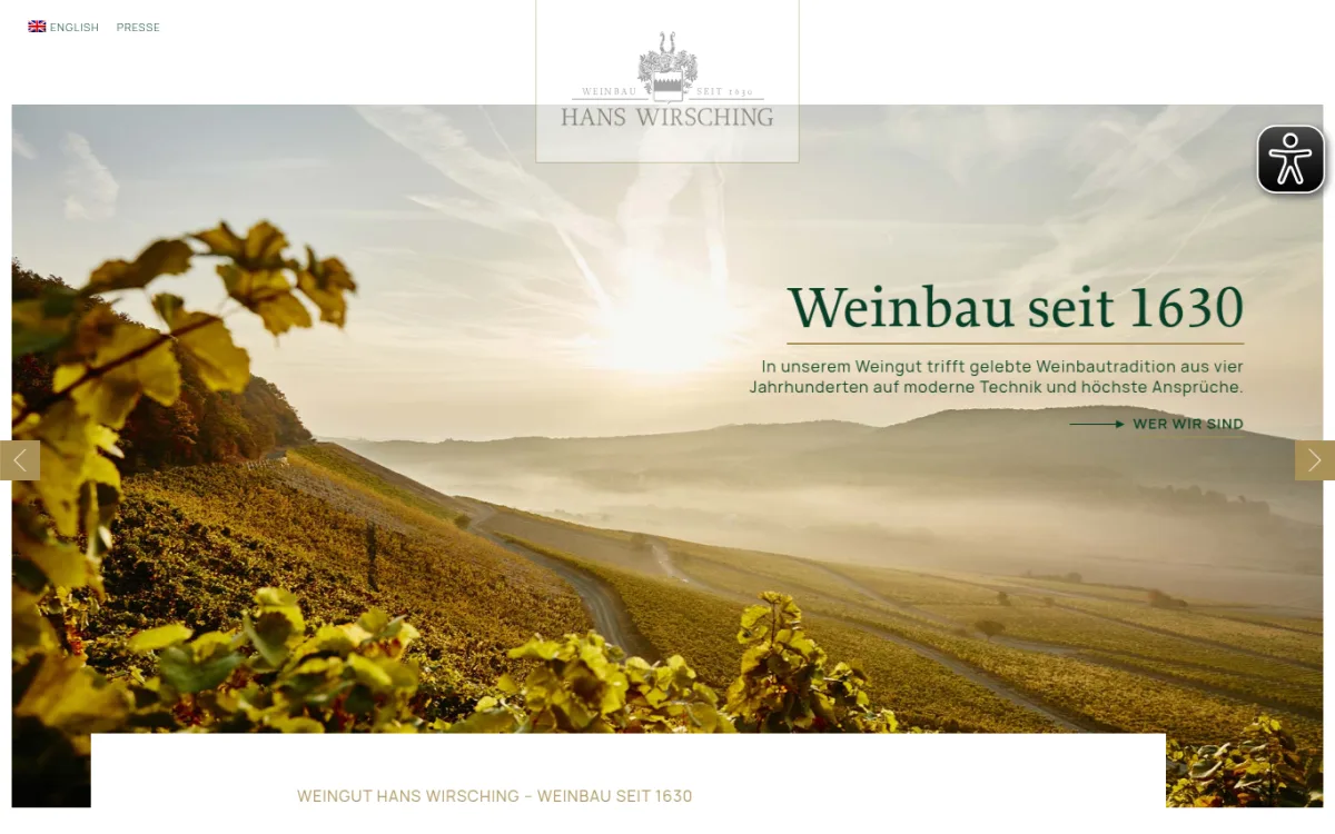 Startseite von wirsching.de