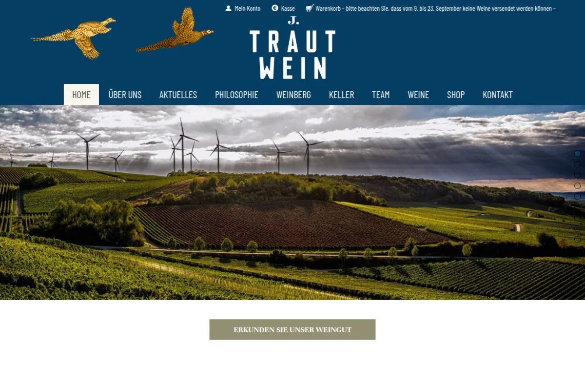 Startseite von jtrautwein.wine
