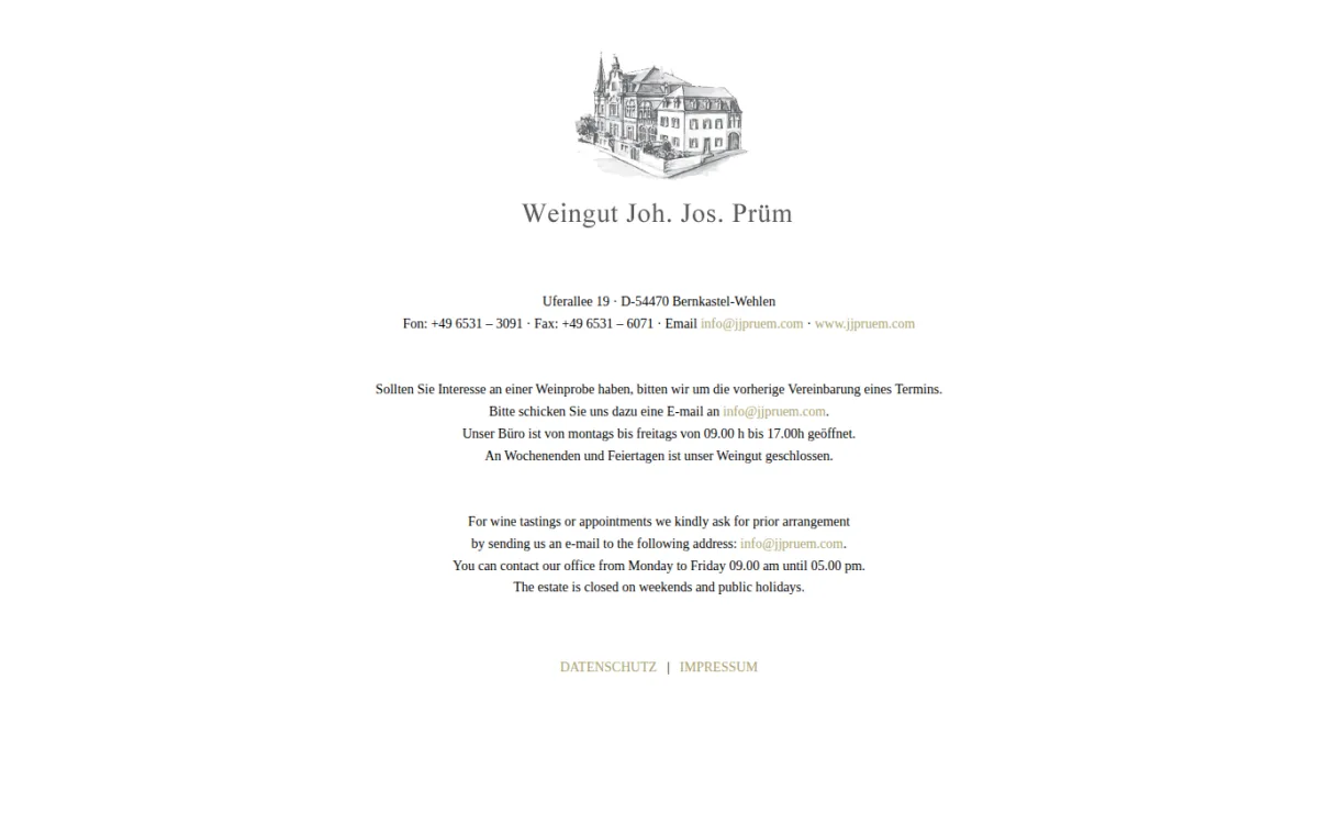 Startseite von jjpruem.com
