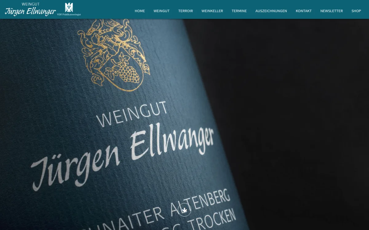 Startseite von weingut-ellwanger.de