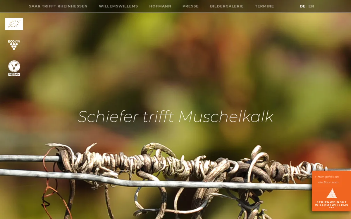 Startseite von schiefer-trifft-muschelkalk.de