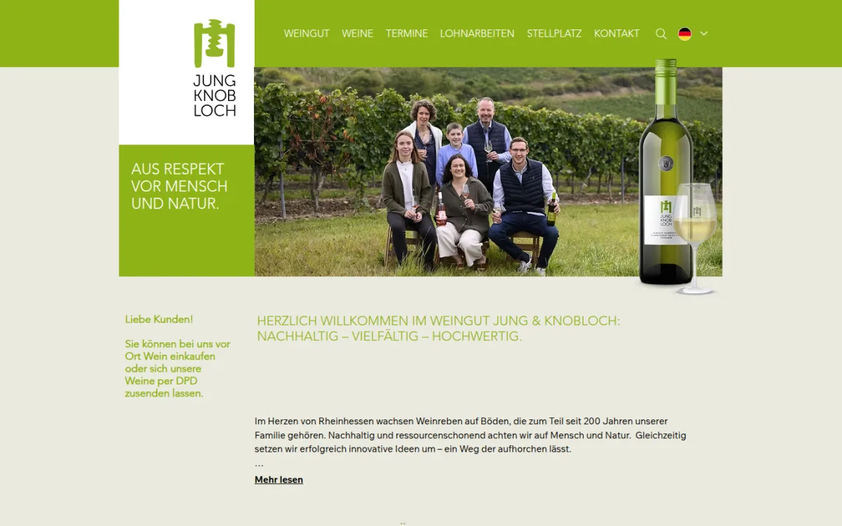 Startseite von weingut-jung-knobloch.de