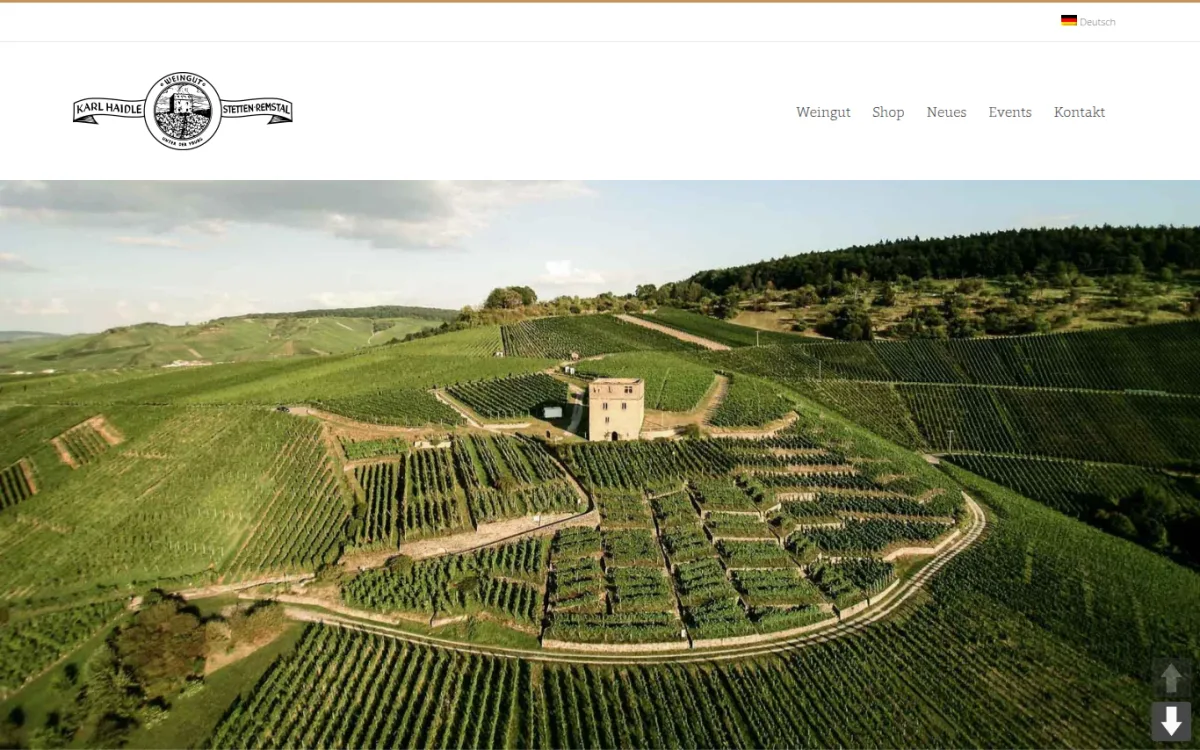 Startseite von weingut-karl-haidle.de