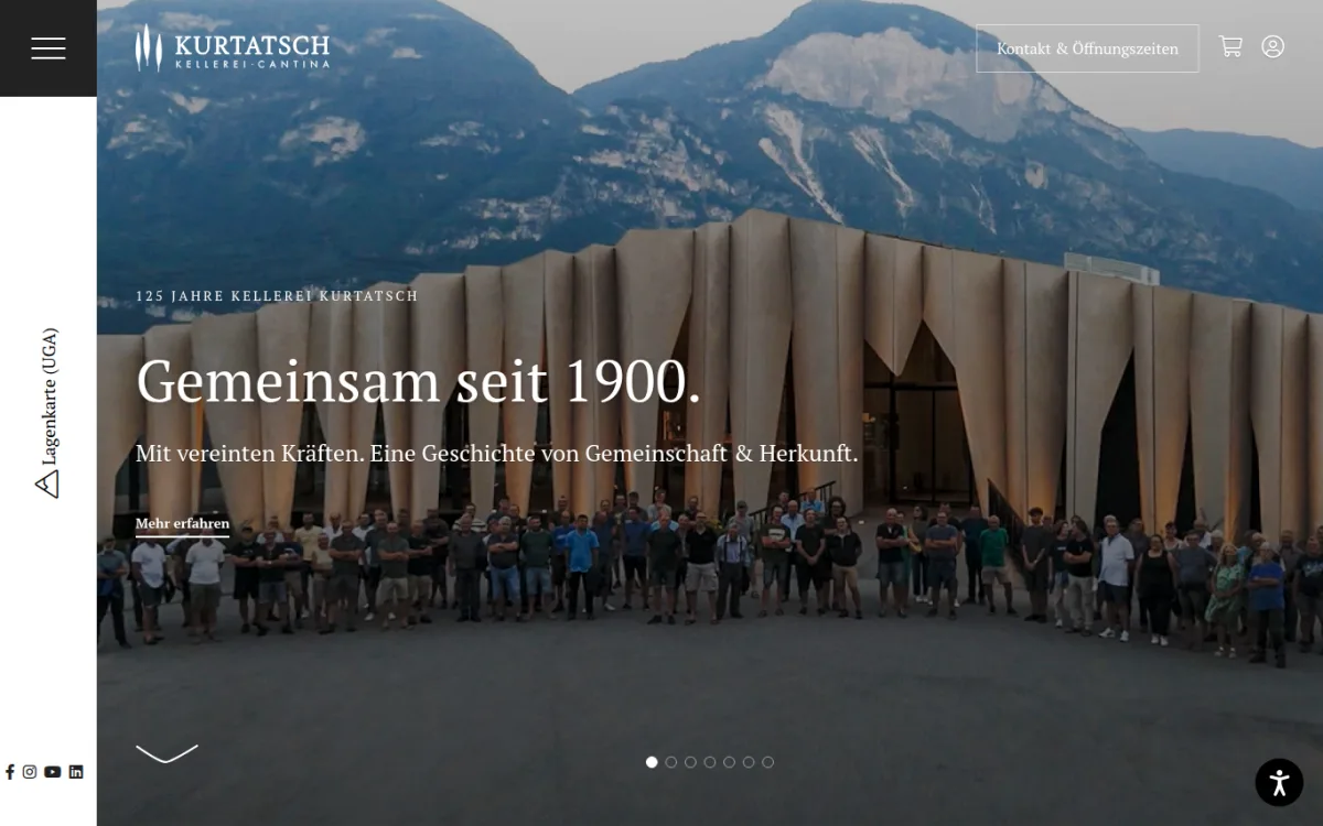 Startseite von kellerei-kurtatsch.it